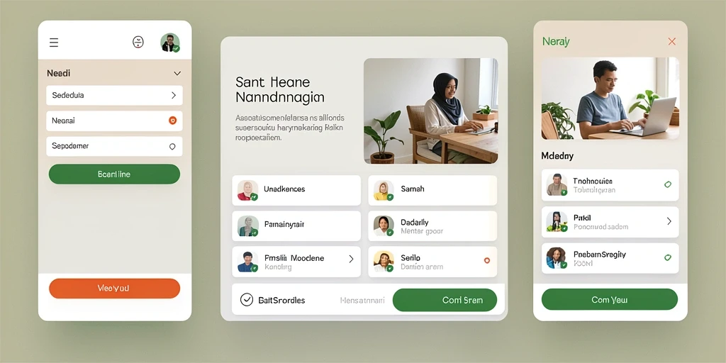 Tangkapan layar memperlihatkan menu permainan yang user-friendly.
