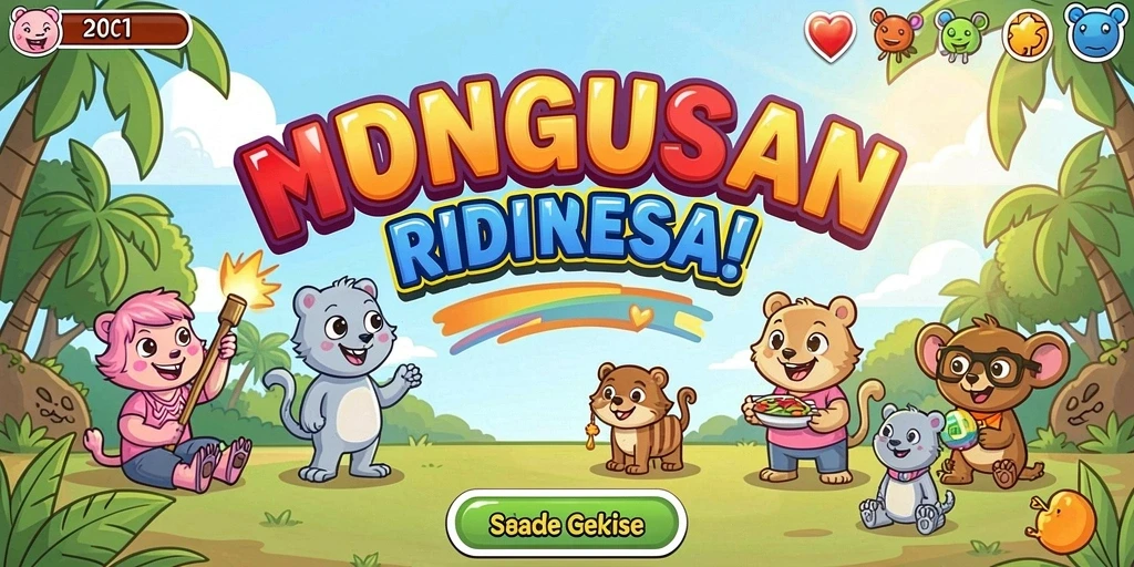 Screenshot dari gameplay intens GOGOREJEKI yang menantang.