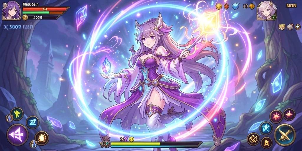 Screenshot memperlihatkan karakter unik dalam game HARAPJP.